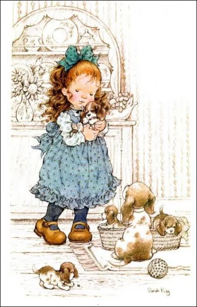 Combien de chiots voit-on sur cette photo ?