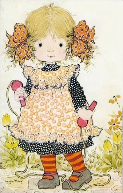 Quel est le jeu favori de la fillette ?