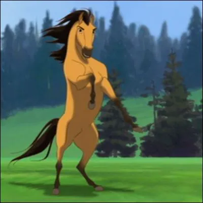 Avec quel animal Spirit se bat-il pour sauver les poulains ?