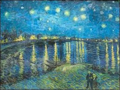 Quel postimpressionniste et symboliste (1853-1890) a peint cette huile sur toile (H : 0, 72 m x L : 0, 92 m) appelée "La nuit étoilée", en 1888 ?