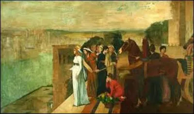 Commencé vers 1860, ce tableau intitulé "Sémiramis construisant Babylone" ne quittera jamais l'atelier de ce peintre (1834-1917) jusqu'à sa mort. Cette peinture représente une scène mythologique : Sémiramis, reine d'Assyrie et fondatrice de Babylone contemplant depuis une des rives de l'Euphrate la construction de ce qui deviendra l'une des sept merveilles du monde. Mais qui l'a peinte ?