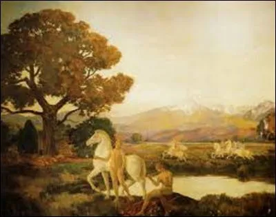 Et nous terminons ce quiz par ce tableau intitulé "L'âge d'or" (H : 3, 52 m x L : 2, 87 m) réalisé en1908. Mais quel peintre symboliste (1862-1930) a créé cette huile sur toile ?