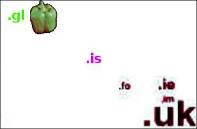 Nous sommes toujours dans l'Atlantique, mais plus au nord, encore plus au nord que l'Islande (".is"), que veut dire ".gl" ?
