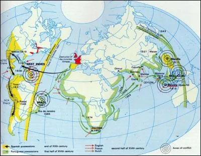 Quels sont les effets du traité de Tordesillas signé en 7 juin 1494 ?