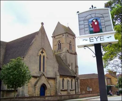 Eye est un petit village du Cambridgeshire :