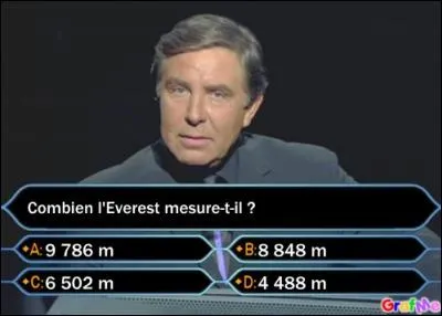 Cochez la réponse à la question.
