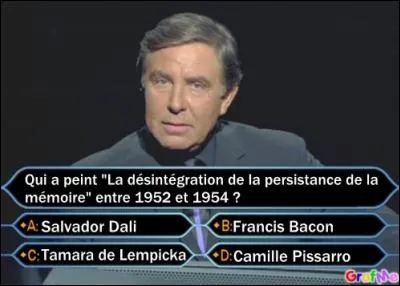 Une question portant sur l'art. Répondez correctement pour augmenter votre nombre de défis !