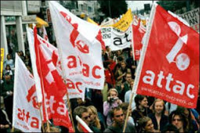 En juin 1998 est créée en France l'association altermondialiste ATTAC, qui signifie Appel aux Terroirs et au Triomphe Actif du Civisme.