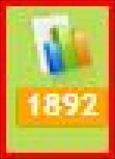 Qu'y a-t-il en septembre 1892 ?