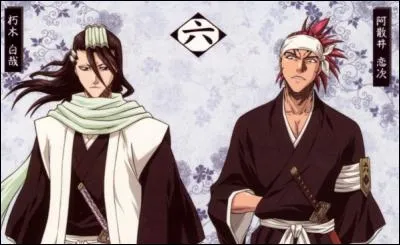 De quelle division font partie Byakuya Kuchiki et Renji Abarai ?