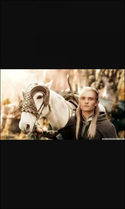 Comment Legolas monte-t-il sur son cheval lors de la bataille pour aller au
gouffre de Helm ?