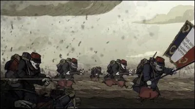 Par quoi Émile lors de sa première offensive se fait-il blesser ?