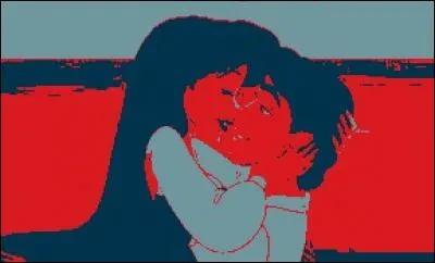 Terminons sur une image Disney, que vous avez pu prendre en photo au cours d'une exposition. Quel couple est-ce ?