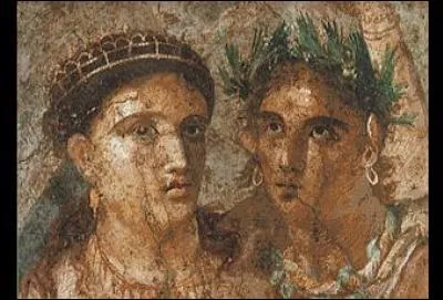 Lors des banquets, la femme romaine s'allonge comme les hommes sur les lits.