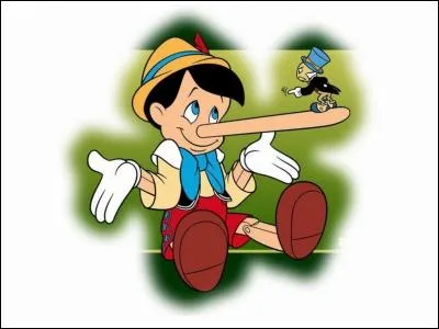 Quand le nez de Pinocchio s'allonge-t-il  ?