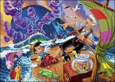 Comment s'appelle le chat du père de Pinocchio  ?