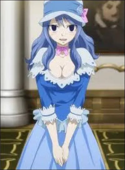 Où Jubia a-t-elle la marque de Fairy Tail ?
