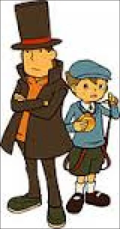 Professeur Layton sait se servir d'une épée.