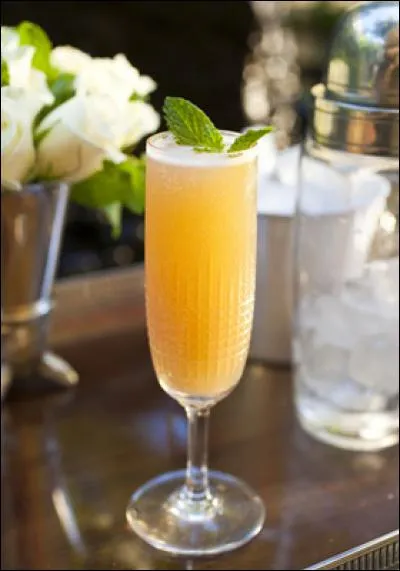 Le "Mimosa" est un mélange de jus d'orange et de...