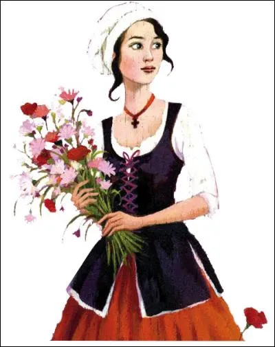 Gertrude doit partir au-delà des mers.
Quel pays va-t-elle rejoindre ?