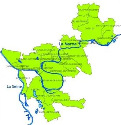 La Marne est la plus longue rivière de France avec 514 kilomètres.