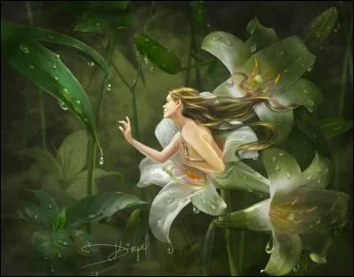 De quelle fleur sort cette belle ?