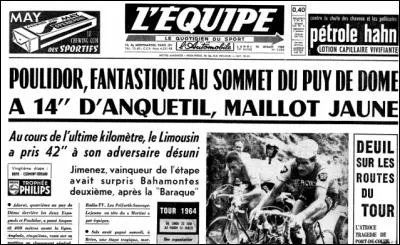 Quel journaliste déclara, lors d'un tour de France, en parlant de Jacques Anquetil : Anquetil a entre les jambes un engin extraordinaire, comme on en a rarement vu ?