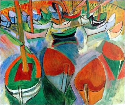 Qui a peint "Barques à Martigue" ?