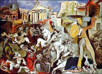 Qui a peint "L'enlèvement des Sabines" ?
