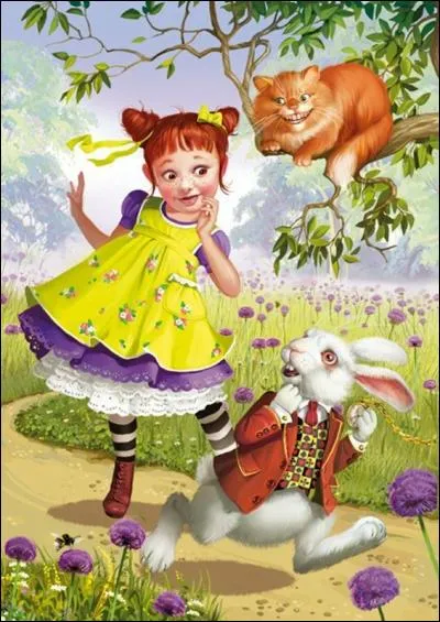 Dans quel conte rencontre-t-on ce lapin blanc ?