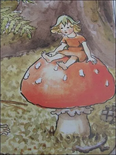 Sur quoi est assise cette petite fille ?