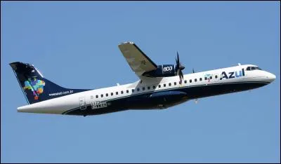 Quelle est la vitesse de croisière moyenne pour ce type d'avion de ligne (turboprop) ?