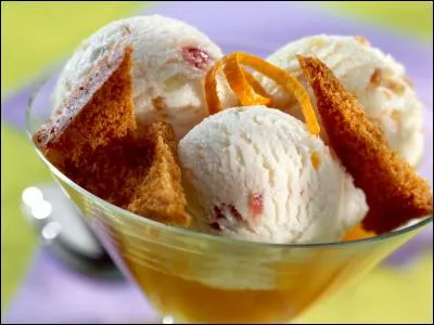 Quels ingrédients entrent dans la composition de la glace Plombières ?