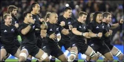 ''Ka Mate ! Ka Mate ! 
Ka Ora ! Ka Ora ! 
Tenei te ta ngata puhuru huru 
Nana nei i tiki mai 
Whakawhiti te ra 
A upane ka upane ! 
A upane kaupane whiti te ra ! ''

sont les paroles du haka des All BLACKS néo-zélandais.
Quel est leur emblème ?