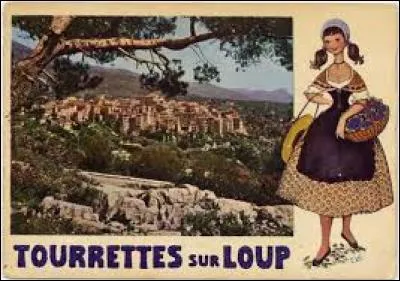 Ville médiévale Maralpine, Tourrettes-sur-Loup se trouve en région ...