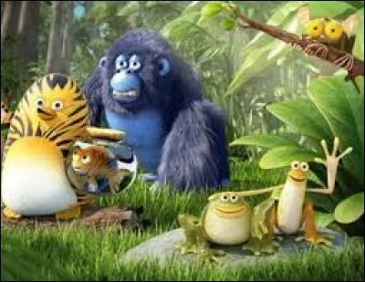 Dans quel dessin animé Maurice le manchot-tigre et Gilbert le tarsier font-ils partie des héros ?