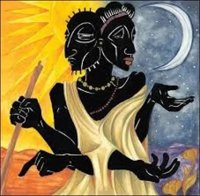 Au Ghana, on pense que Dieu est un couple formé par le Soleil et la Lune. Il s'agit de Mawu et de...