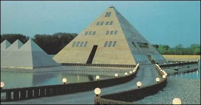 Un dénommé Jim Onan a réalisé cette pyramide : il l'a recouverte --- (Complétez ! )