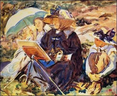 Qui a peint "Col du Symplon, la leçon" ?