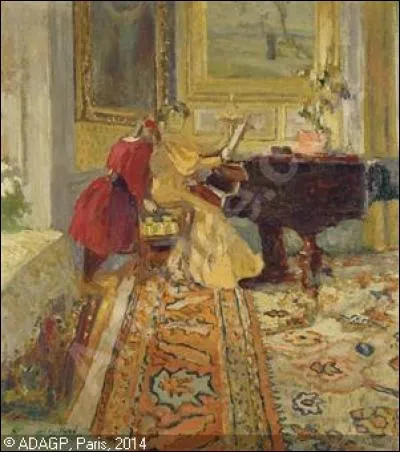 Qui a peint "La leçon de piano, Madame Arthur" ?
