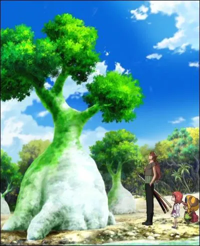 Quelle est la particularité de ces arbres appelés "Daft Green" ?