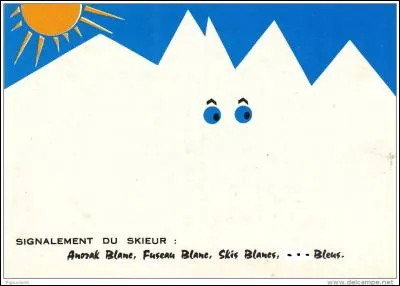 Quelle comparaison ! Ils sont bleus comme le canard WC. Ce sont...