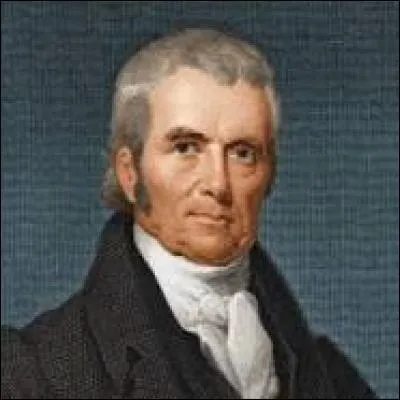 En 1801, quel grand homme devint pr&eacute;sident de la Cour supr&ecirc;me des &Eacute;tats-Unis ?