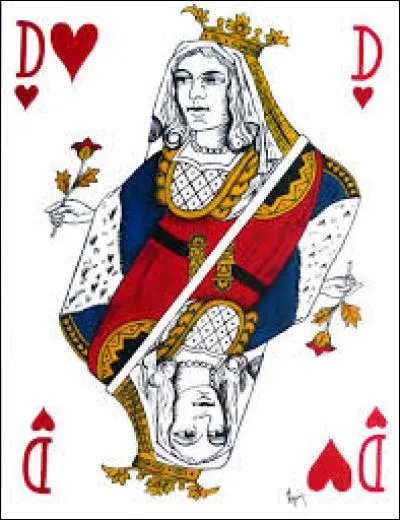 Dans un jeu de carte, quel est le prénom de la dame de cur ?