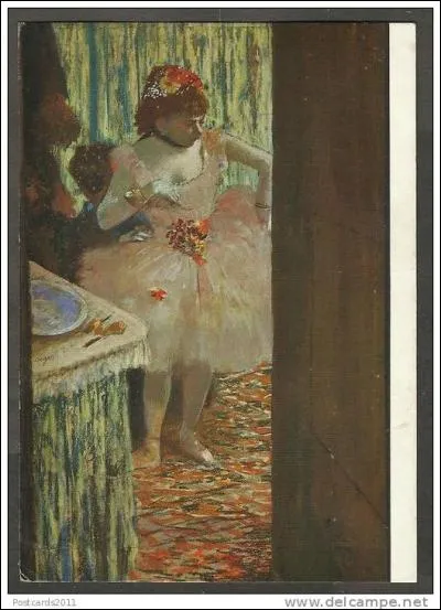 Qui a peint "Danseuse dans sa loge" ?