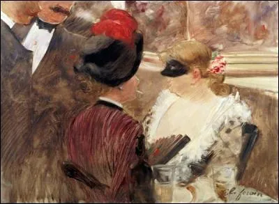 Qui a peint "Dans la loge pour la balle" ?