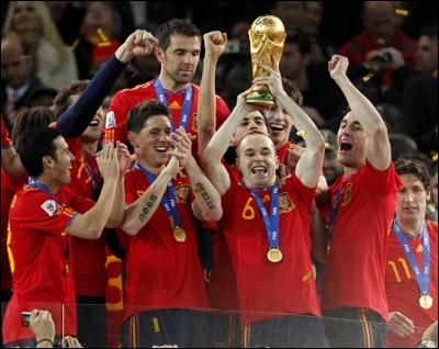 Sport - Quel pays a remporté la Coupe du monde de football en 2010 ?