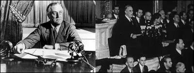 Son pays vient d'être attaqué, le lendemain, il prononce un discours qui contient cette phrase : 
« Hier, 7 décembre, une date qui restera marquée par l'infamie, les Etats-Unis d'Amérique ont soudain été l'objet d'une attaque délibérée par les forces navales et aériennes ennemies' ».
Qui est l'auteur de ce discours ?