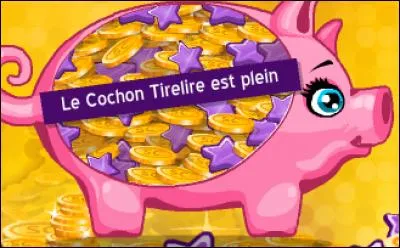 Que devons-nous faire, pour ouvrir le cochon-tirelire ?