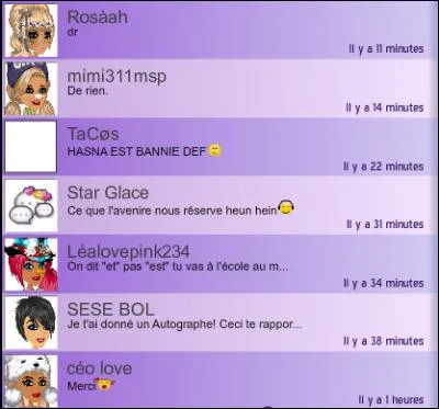 Avant, qu'y avait-il à la place de "messages" ?